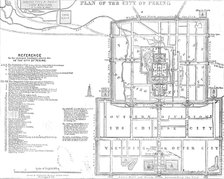 Plan of the city of Peking, 1860. Creator: John Dower.
