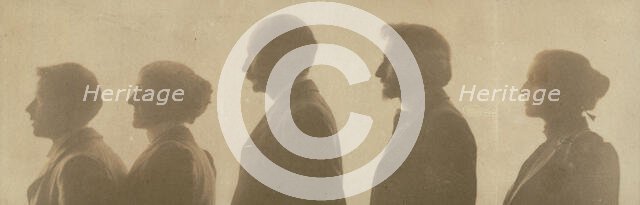 Salon jury, Philadelphia, 1899. Creator: Eva Watson-Schutze.