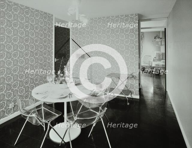 45 Enfield Chase, Houghton Regis, Dunstable, Bedfordshire: dining room, 1971. Creator: Unknown.