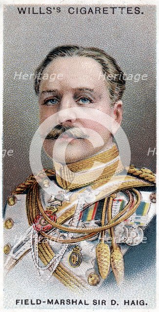 Douglas Haig, 1st Earl Haig of Bermersyde, Scottish-born British soldier, 1917. Artist: Unknown