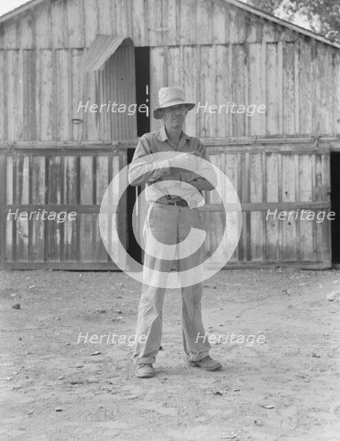 Small cotton farmer, Kern County, California, 1938. Creator: Dorothea Lange.