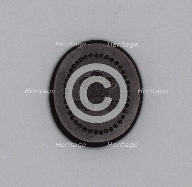 Intaglio with Crest of Prince of Wales, Burslem, Late 18th century. Creator: Wedgwood.