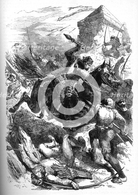 'Edward I. At Berwick', c1880. Artist: Unknown.