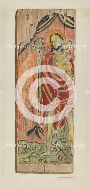 Santo (St. Joseph), 1939. Creator: Carl O'Bergh.