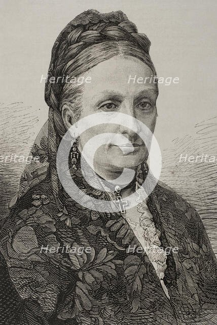Infanta María Luisa Fernanda of Spain (1832-1897), Infanta of Spain, Duchess of Montpensier, 1878. Creator: Unknown.