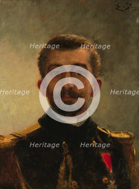 Pierre Loti (1850-1923) as officer. Creator: De Pury, Jean-Edmond (1845-1911).