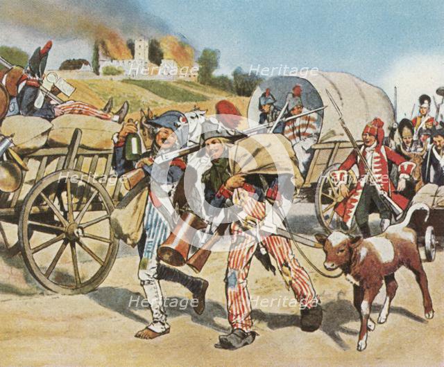Soldiers of the French Revolution in the Pfalz, 1793, (1936). Creator: Unknown.