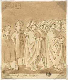 Procession of Figures, 18th/19th century. Creator: Unknown.