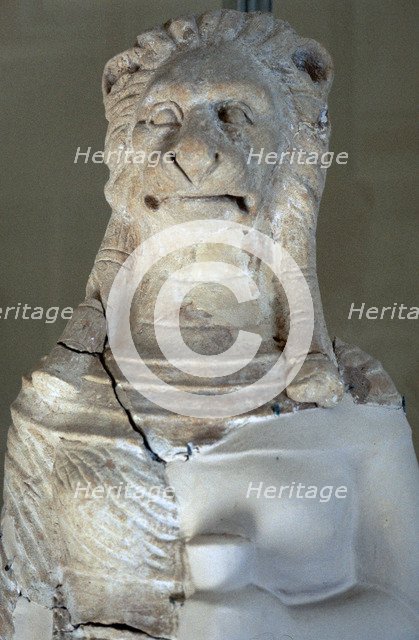 Punic lion-headed God. Artist: Unknown