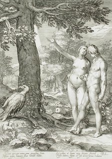 Adam and Eve Before the Tree of Knowledge, 1604. Creator: Jan Saenredam.