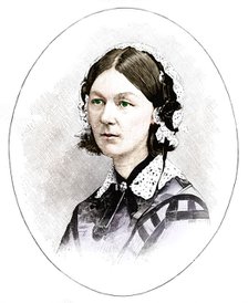 Florence Nightingale (1820-1910), British nurse. Artist: Unknown.