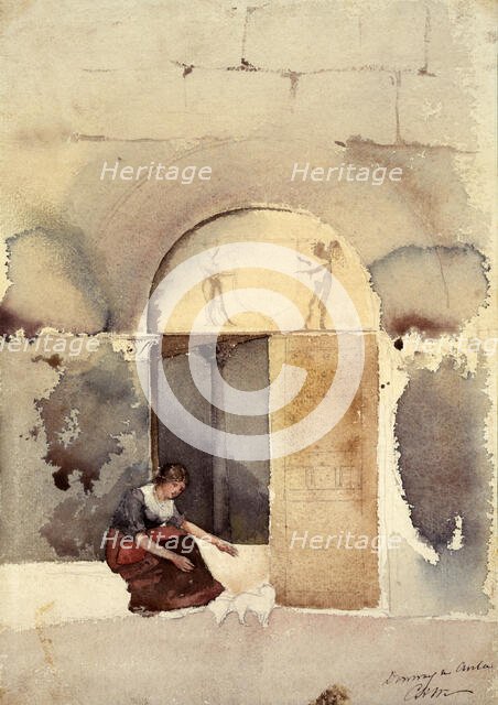 Doorway in Anla(?), n.d. Creator: Cass Gilbert.