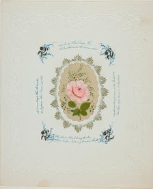 Why Should I Blush (valentine), c. 1850. Creator: George Kershaw.