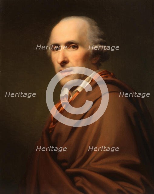 Portrait of the sculptor Antonio Canova (1757-1822), 1806. Creator: Lampi, Johann-Baptist von, the Elder (1751-1830).