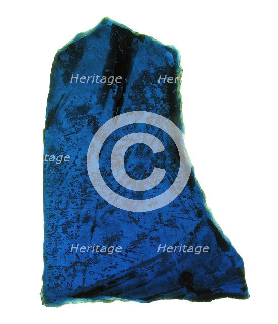 Glass Fragment, European, 14th-15th century. Creator: Unknown.