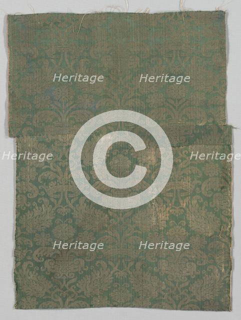 Two Lengths of Textile, 1500s. Creator: Unknown.