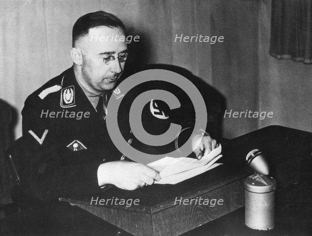 Heinrich Himmler (1900-1945), German politician, c1930s. Artist: Unknown