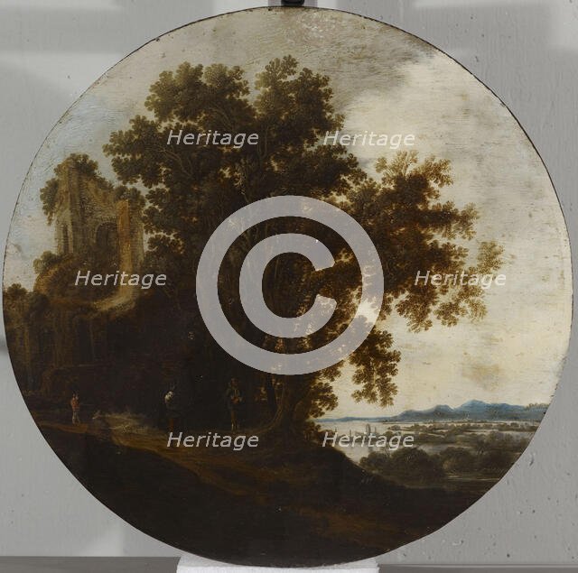 Landscape with ruins, 1641. Creator: Dirck Dalens.