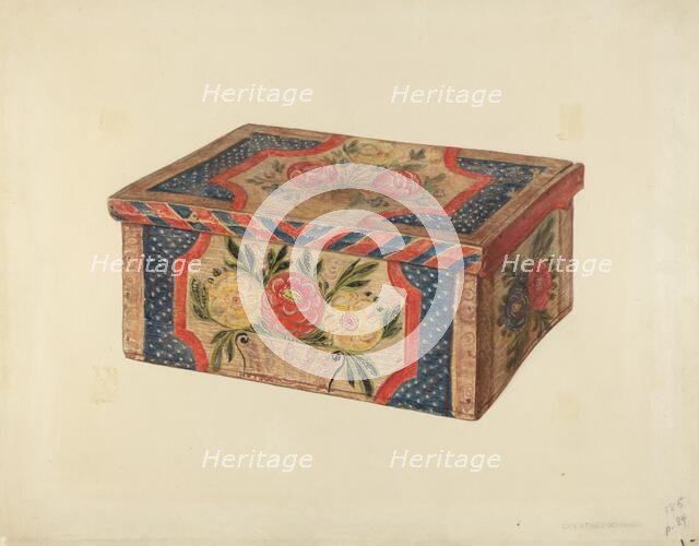 Utility Box, c. 1939. Creator: Christabel Scrymser.