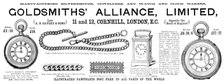 Advertisement for Goldsmiths’ Alliance, Limited, 1890. Creator: Unknown.