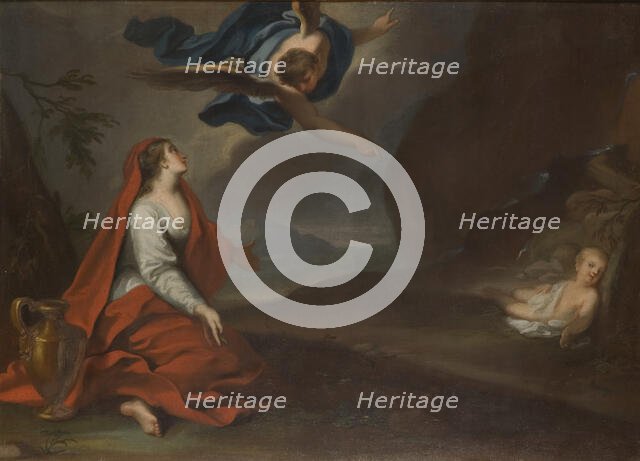 Hagar, 1733. Creator: Georg Engelhard Schroder.