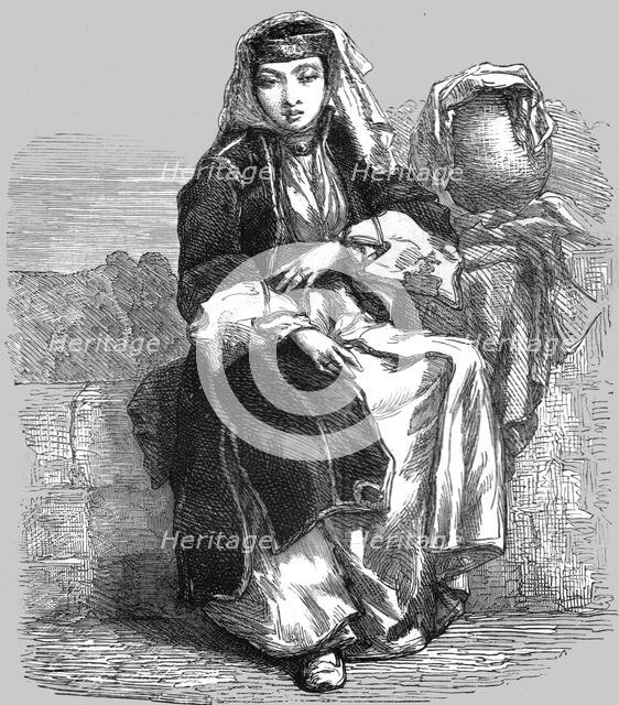 'Young Jewess of Salonica; Notes on Albania', 1875. Creator: Frederick A. Lyons.