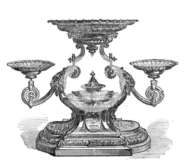 Plate presented to Mr. Julius Vogel, Prime Minister of New Zealand, 1874. Creator: Unknown.