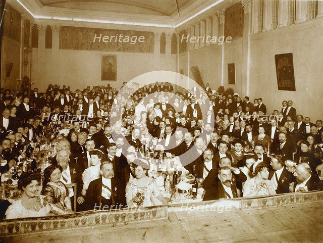 Restaurant, House of the Association of Literature and Arts, Russia, 1910s. Artist: Unknown