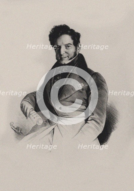 Portrait of the composer Filippo Celli (1782-1856).