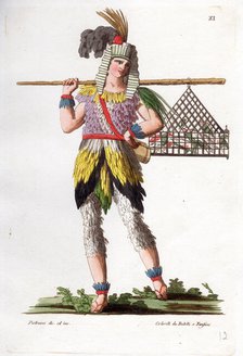 Papageno in Mozart's The Magic Flute, 1816. Creator: Anonymous.