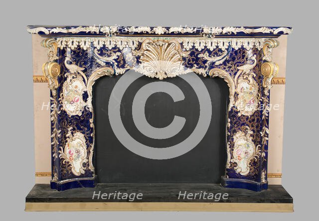 Mantel, Staffordshire, 1830/45. Creator: Charles James Mason.