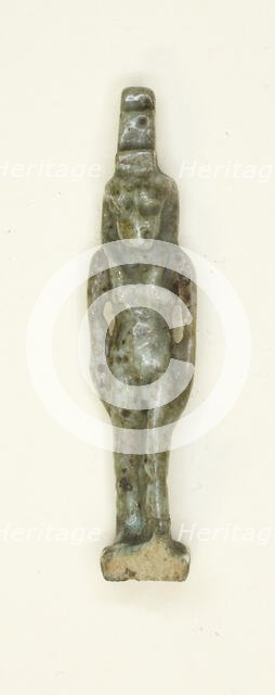 Amulet of the Goddess Isis, Egypt, Late Period-Ptolemaic Period (7th-1st century BCE). Creator: Unknown.