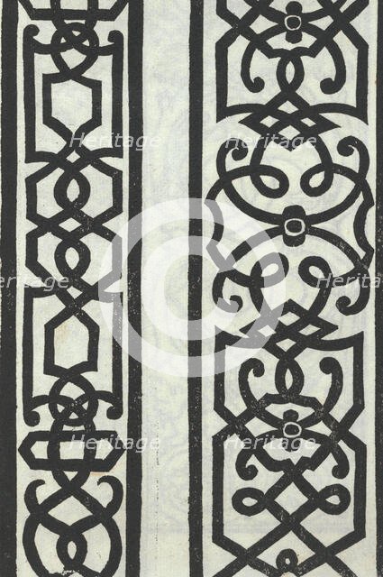 Libro quarto. De rechami per elquale se impara in diuersi modi lordine e il modo de re..., ca. 1532. Creator: Alessandro Paganino.