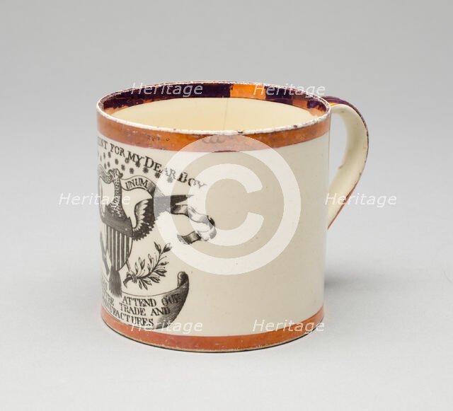 Mug, c. 1820. Creator: Unknown.