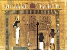 Funerary papyrus, Ancient Egyptian, 18th Dynasty, 1550-1293 BC. Artist: Unknown