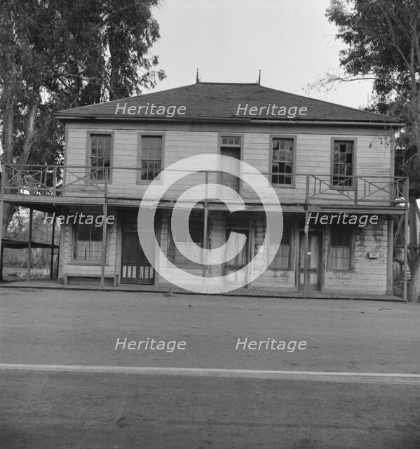 Architectural survivals, Clayton, California, 1938. Creator: Dorothea Lange.