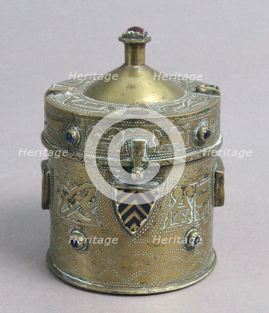 Pyx, Franco-Sicilian, 14th century. Creator: Unknown.