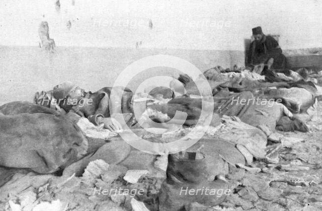 'Le bombardement de l'hopital d'Ypres', 1915. Creator: Unknown.