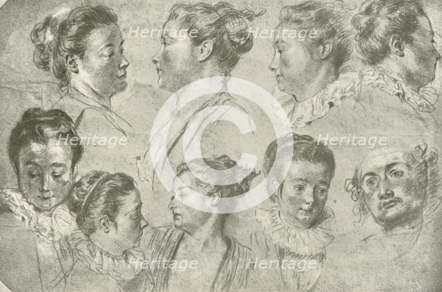 'Drawing in Three Chalks', early 18th century, (1908). Creator: Unknown.