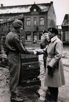 Field Marshal Bernand Montgomery, British general, Zonhoven, Belgium, World War II, 1945. Artist: Unknown