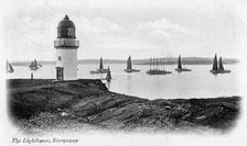 The lighthouse at Stornoway, Isle of Lewis, Scotland, 1902. Artist: Unknown