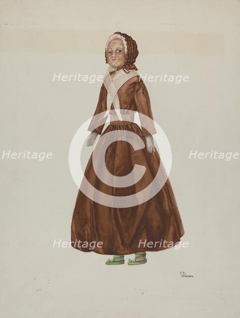 Doll - "Betsey Paine", c. 1939. Creator: Josephine C. Romano.