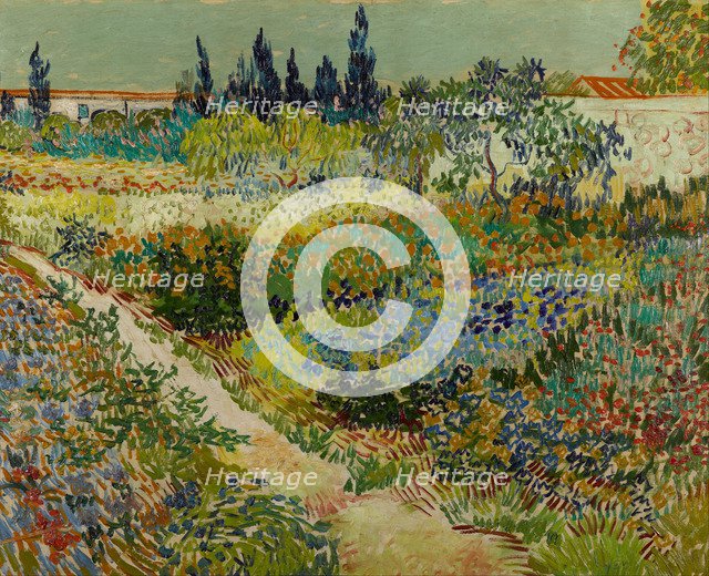 Garden at Arles, 1888. Artist: Gogh, Vincent, van (1853-1890)
