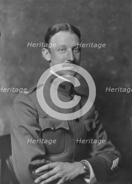 Major H.L. Kebbon, portrait photograph, 1919 May 16. Creator: Arnold Genthe.