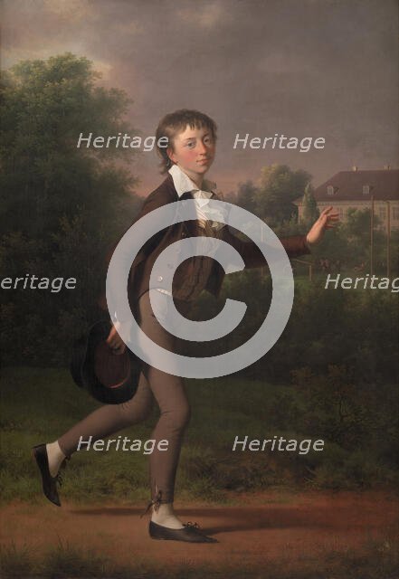 A Running Boy. Marcus Holst von Schmidten, 1802. Creator: Jens Juel.