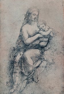 The Virgin and Child, study for the Madonna di Foligno, c1511. (1903). Artist: Raphael