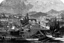 View of Bilbao, Spain, from the railway station, 1862. Creator: Unknown.
