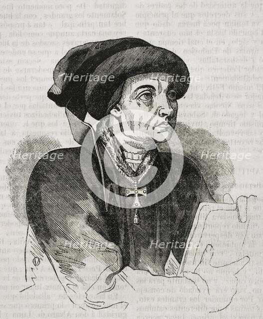 Inigo Lopez de Mendoza, (1398-1458), Spanish nobleman of the House of Mendoza, 1852.  Creator: Unknown.