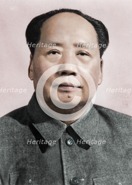 Mao Zedong, Chinese Communist revolutionary and leader, c1950s(?). Artist: Unknown.