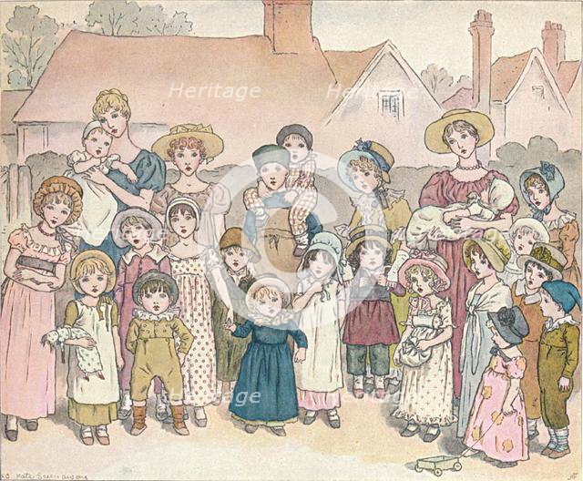 'The Street Show', c1892, (1906).  Creator: Catherine Greenaway.